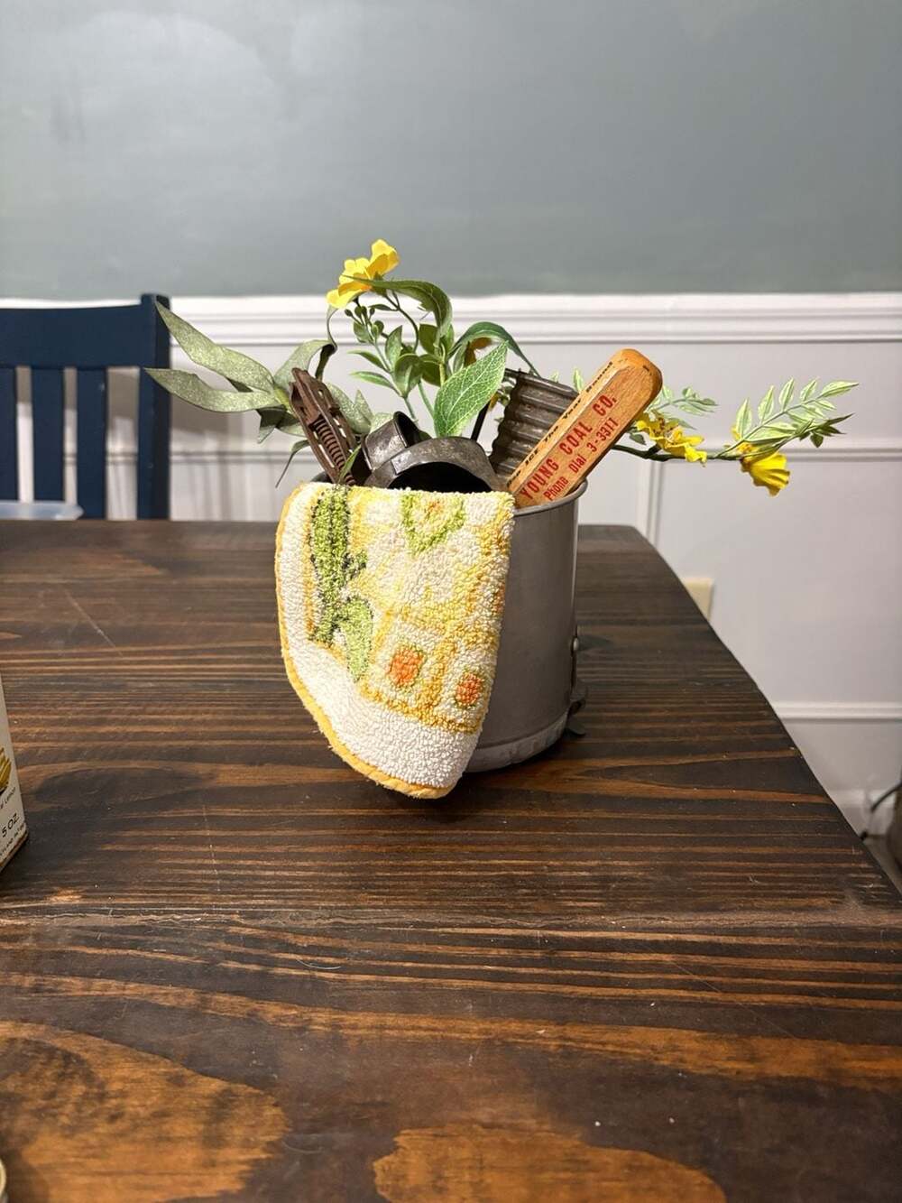 Vingette of Vintage Kitchen Utensils And Aluminum Measuring Cup